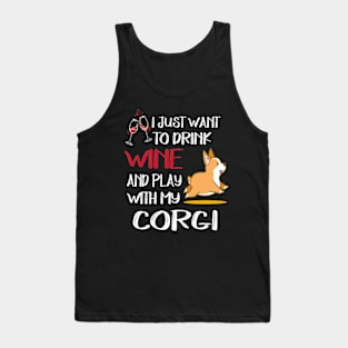 I Want Just Want To Drink Wine (71) Tank Top